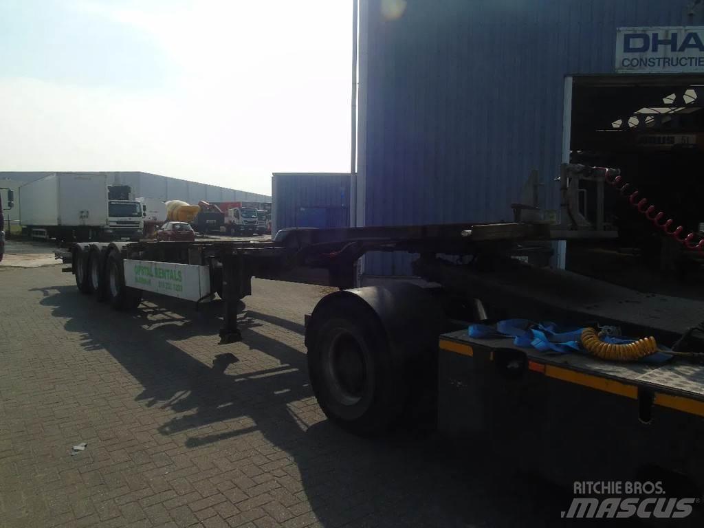 Pacton 3 AXLE Containerframe/Skiploader semi-trailers