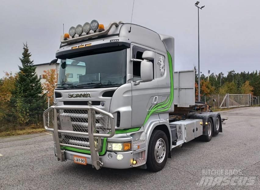 Scania R480 6x2 Containerframe/Skiploader trucks