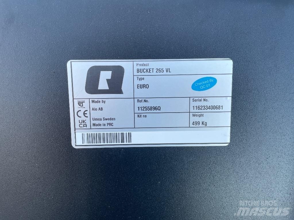 Quicke 265 VL FEL`s  spares & accessories