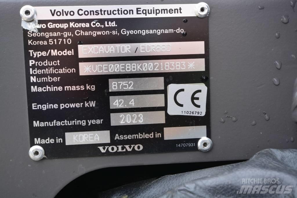 Volvo ECR 88 D Pro Midi excavators  7t - 12t