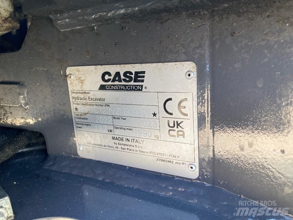 CASE CX 19 D Mini excavators < 7t
