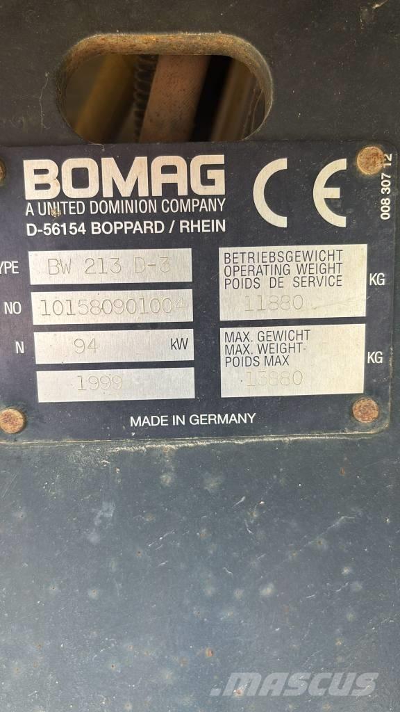 Bomag BW 213 D-3 Single drum rollers