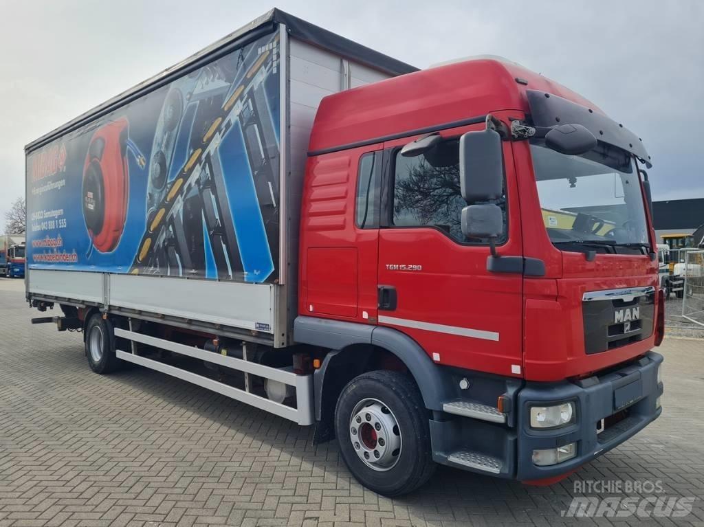 MAN 15.290 / 7.7m / LIFT Tautliner/curtainside trucks