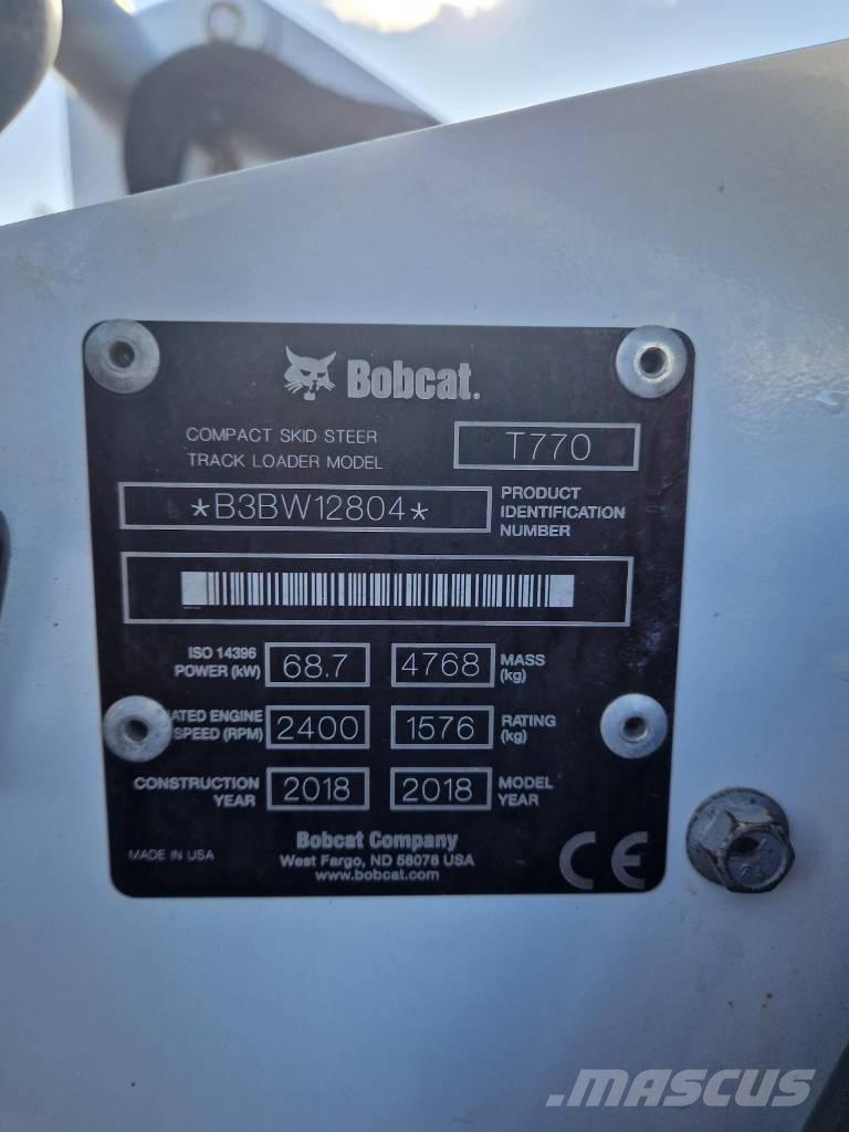 Bobcat T 770 Crawler FEL's