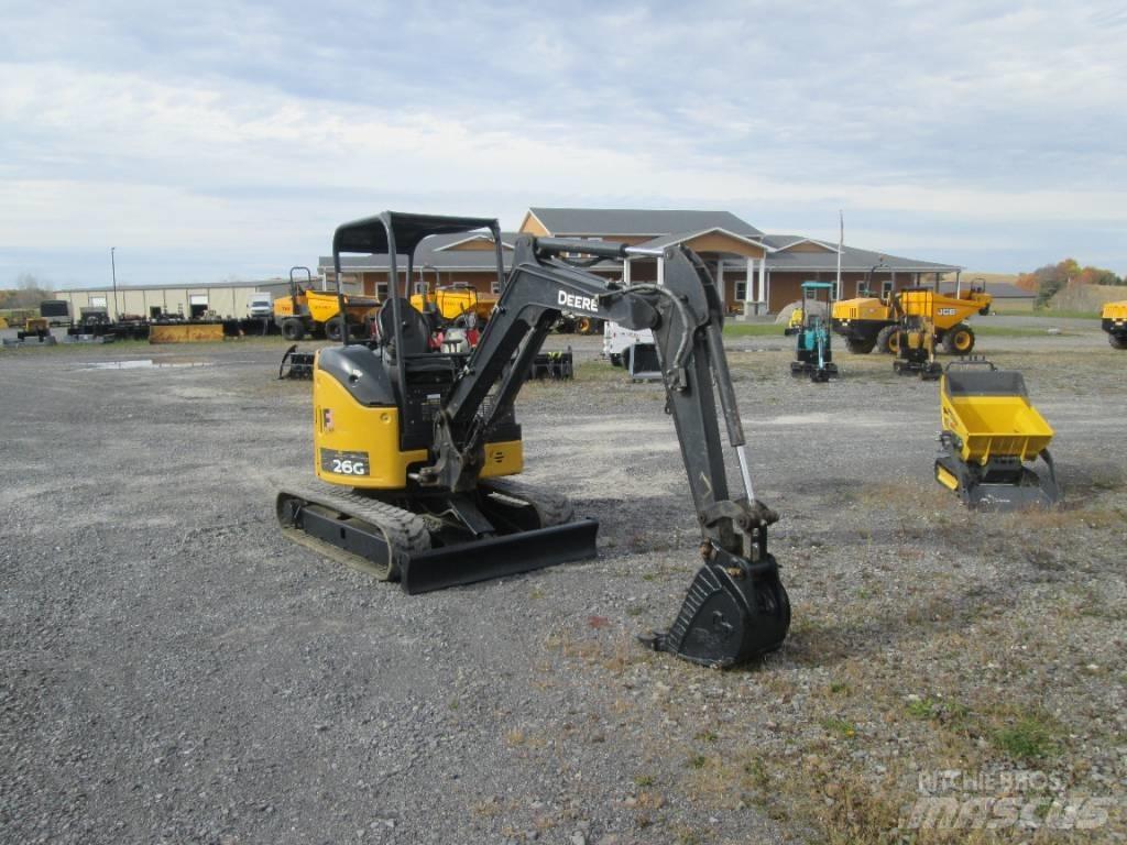 John Deere 26G Mini excavators < 7t