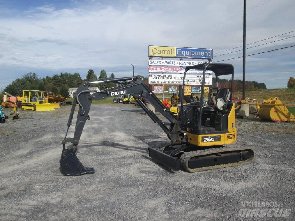 John Deere 26G Mini excavators < 7t