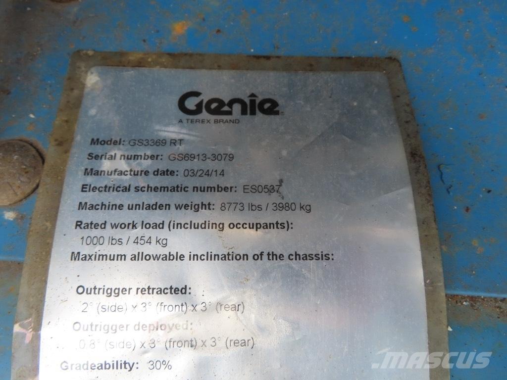 Genie GS 3268 RT Scissor lifts