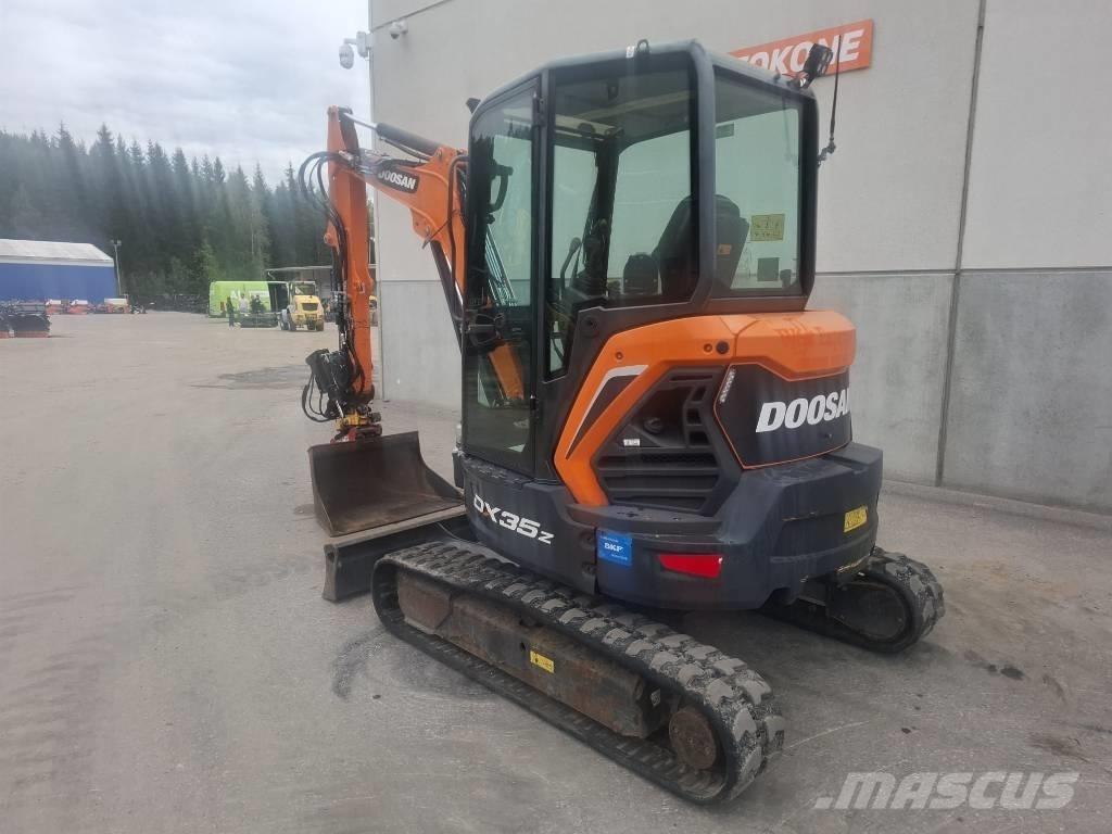 Doosan DX 35 Z Mini excavators < 7t