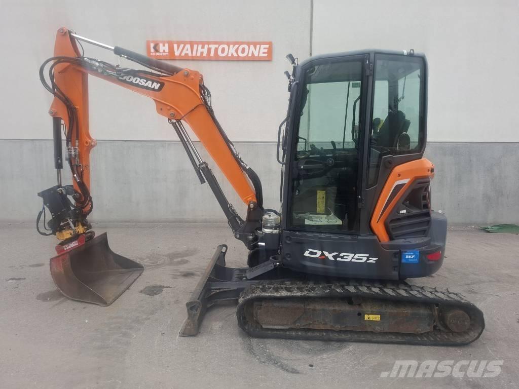 Doosan DX 35 Z Mini excavators < 7t