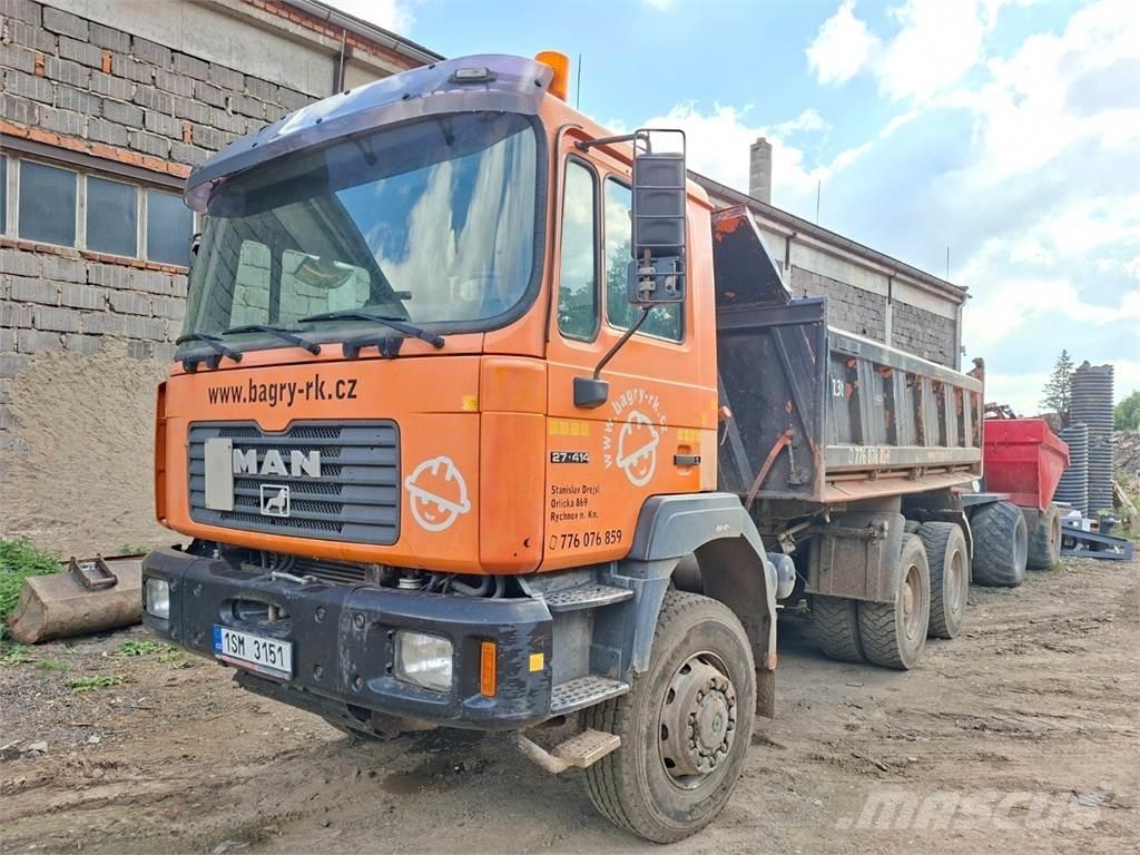 MAN 27.414 6X6 Tipper trucks