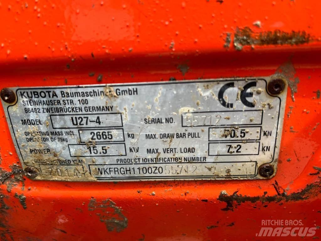 Kubota U 27-4 Mini excavators < 7t