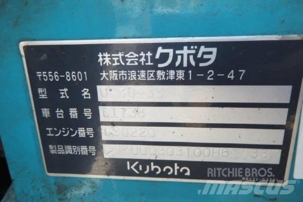Kubota U-30-3S Mini excavators < 7t