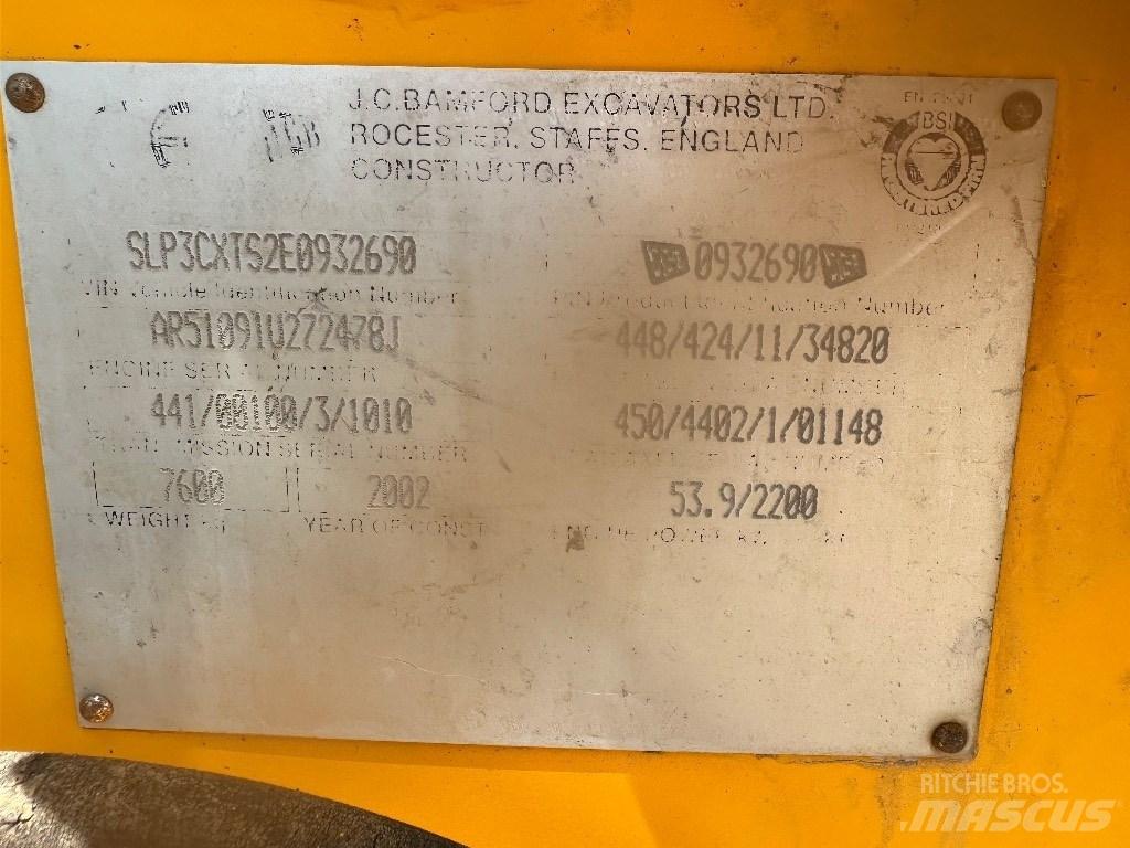 JCB 3 CX TLB's