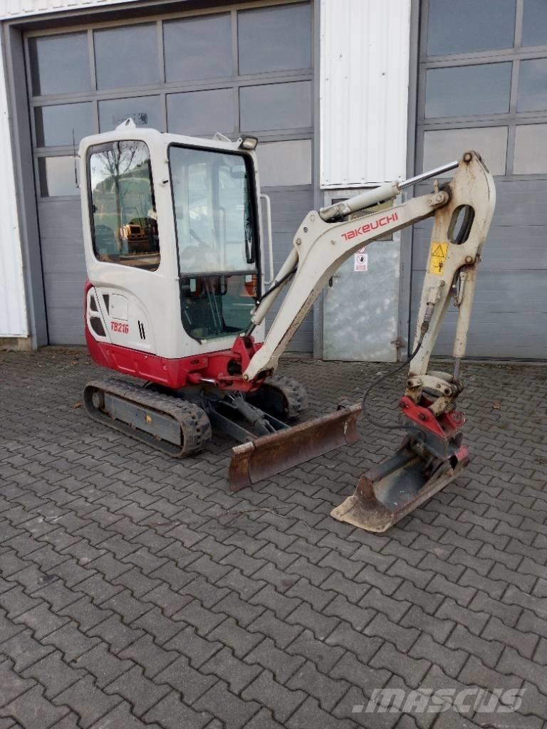 Takeuchi TB 216 Mini excavators < 7t