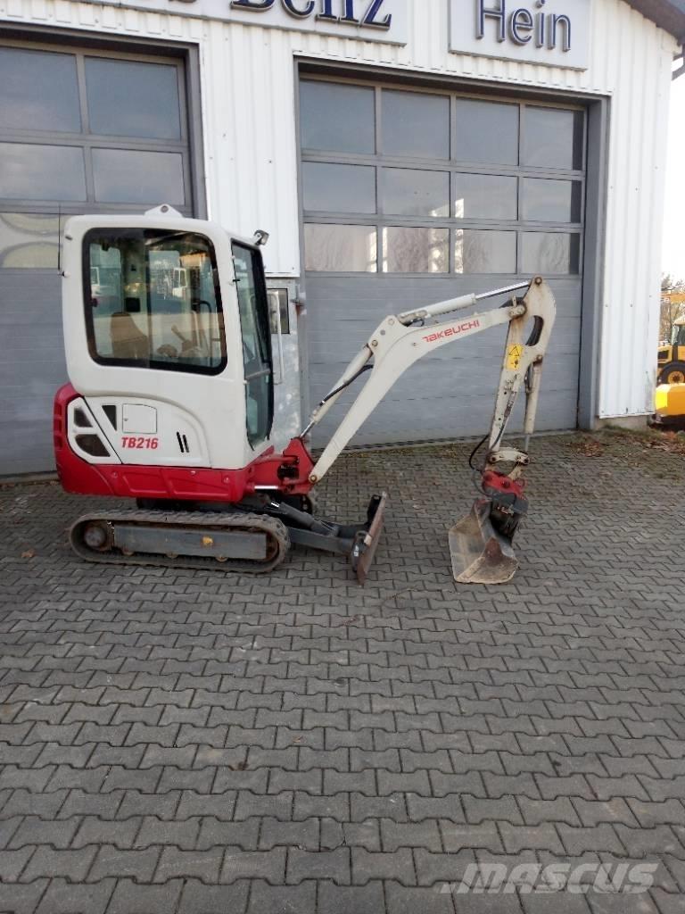 Takeuchi TB 216 Mini excavators < 7t