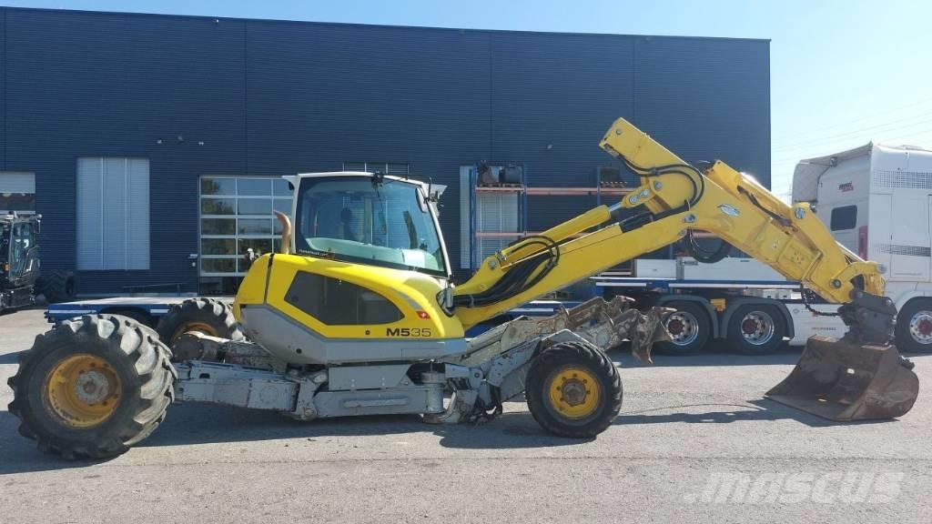 Menzi Muck M535 Wheeled excavators