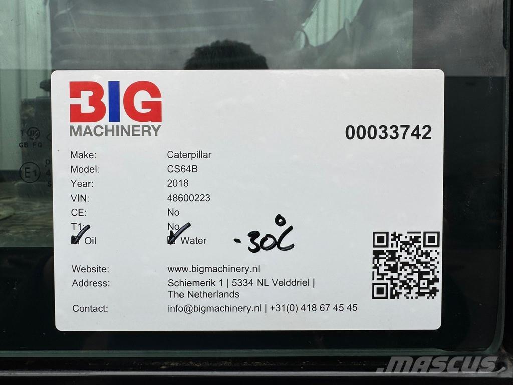 CAT CS64B Single drum rollers