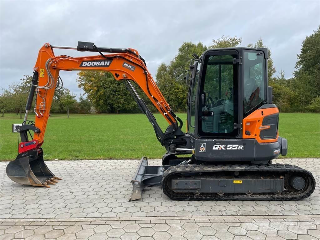 Doosan DX55R-7 Mini excavators < 7t