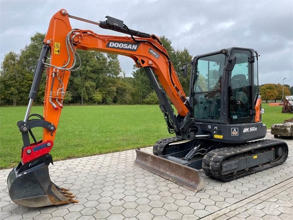 Doosan DX55R-7 Mini excavators < 7t