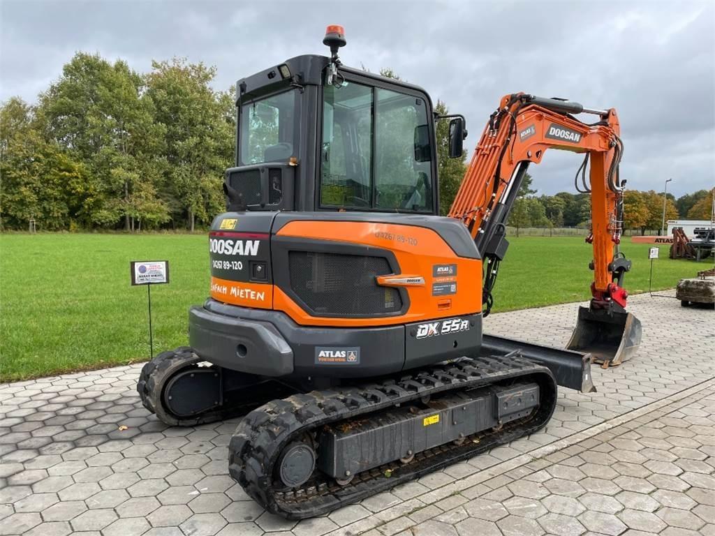 Doosan DX55R-7 Mini excavators < 7t