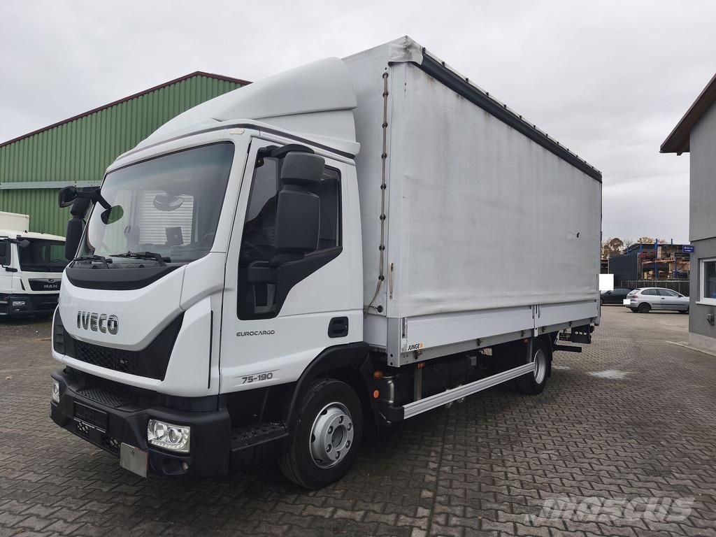 Iveco 75-190 Tautliner/curtainside trucks