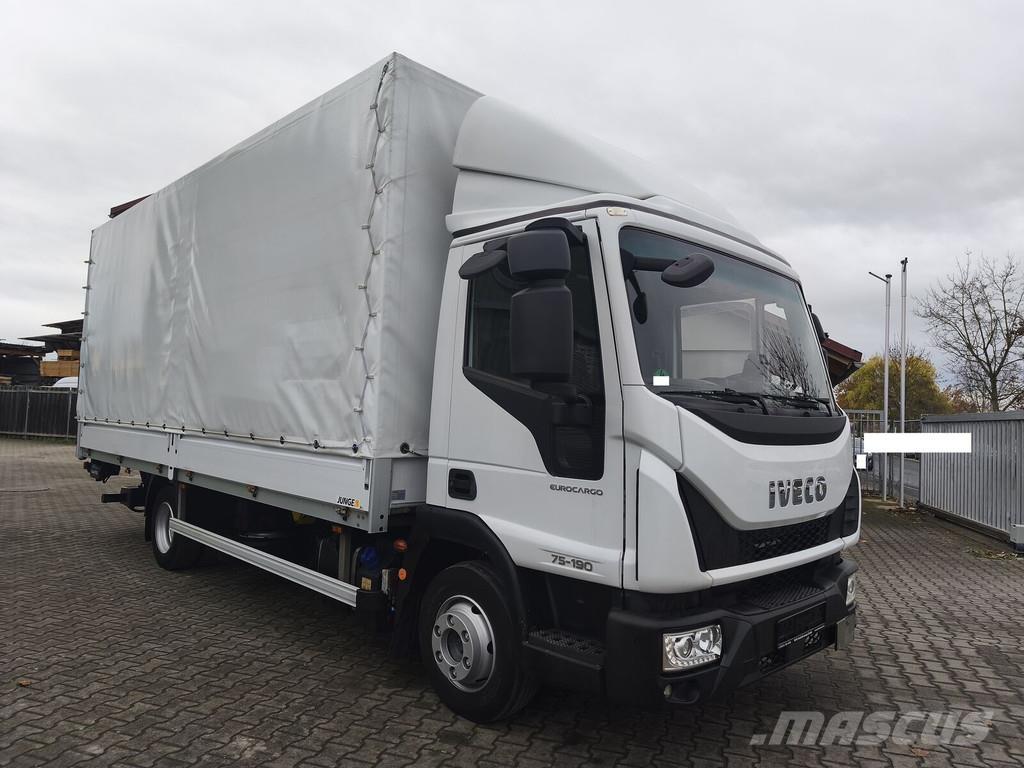Iveco 75-190 Tautliner/curtainside trucks
