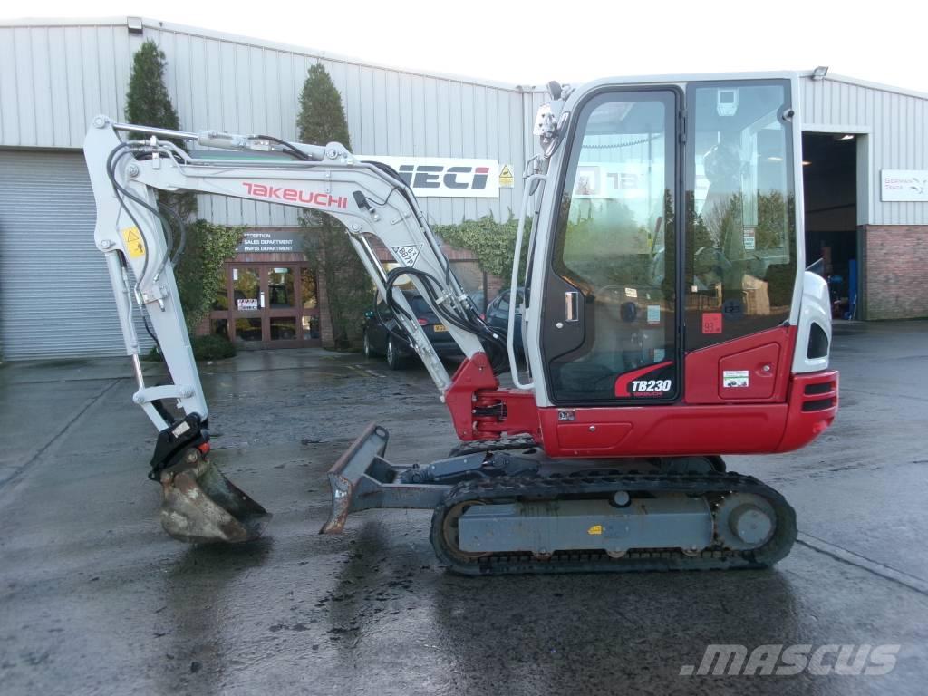 Takeuchi TB 230 Mini excavators < 7t
