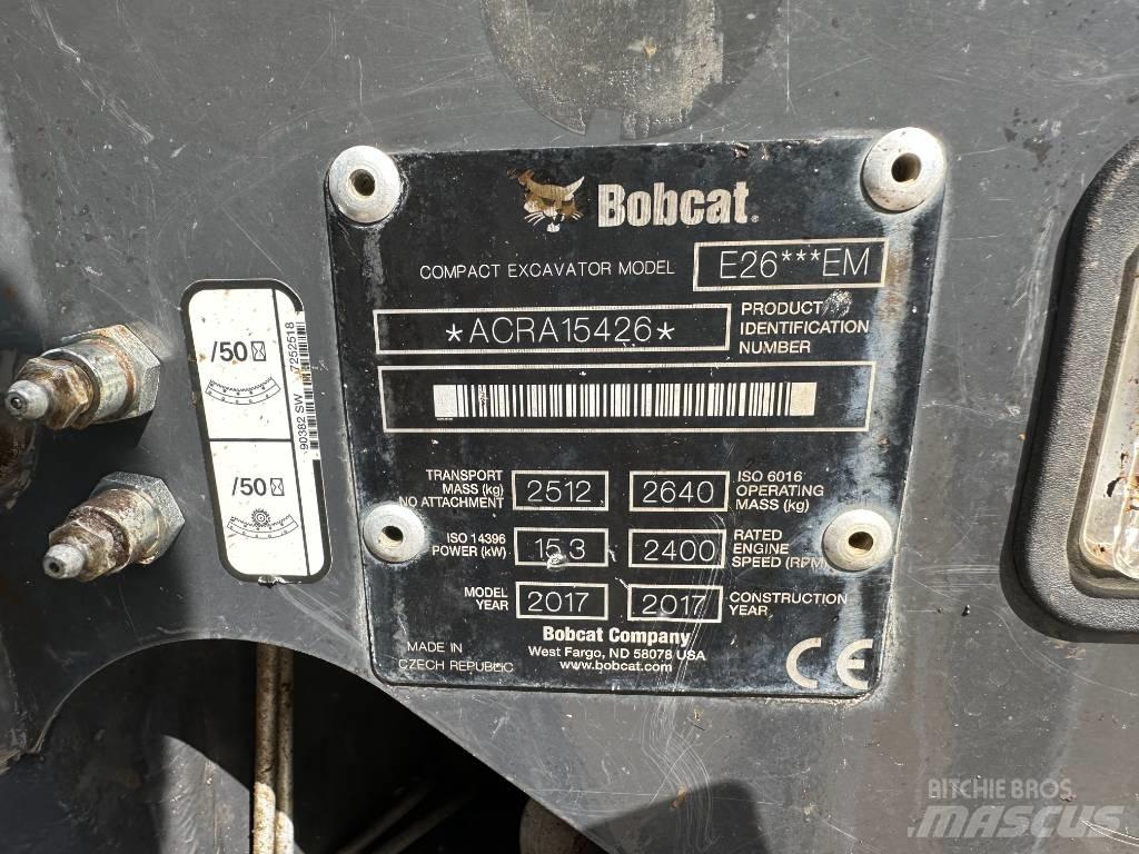 Bobcat E 26 Mini excavators < 7t