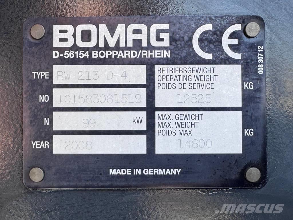 Bomag BW 213 D-4 Single drum rollers