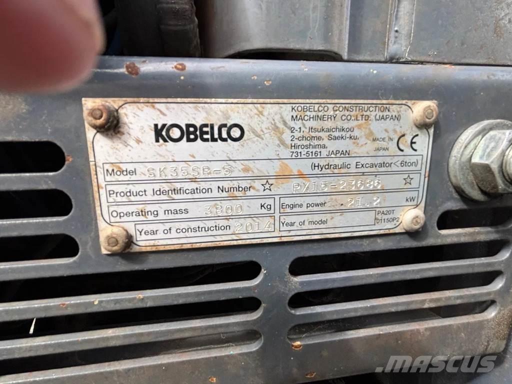 Kobelco SK35SR-5 Mini excavators < 7t
