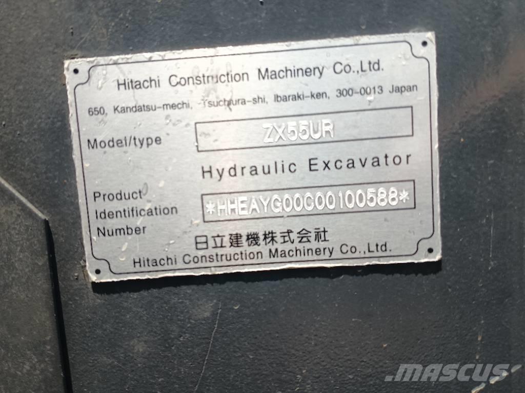 Hitachi 55 Mini excavators < 7t