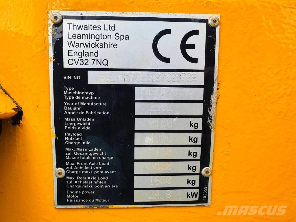 Thwaites MACH 573 Site dumpers