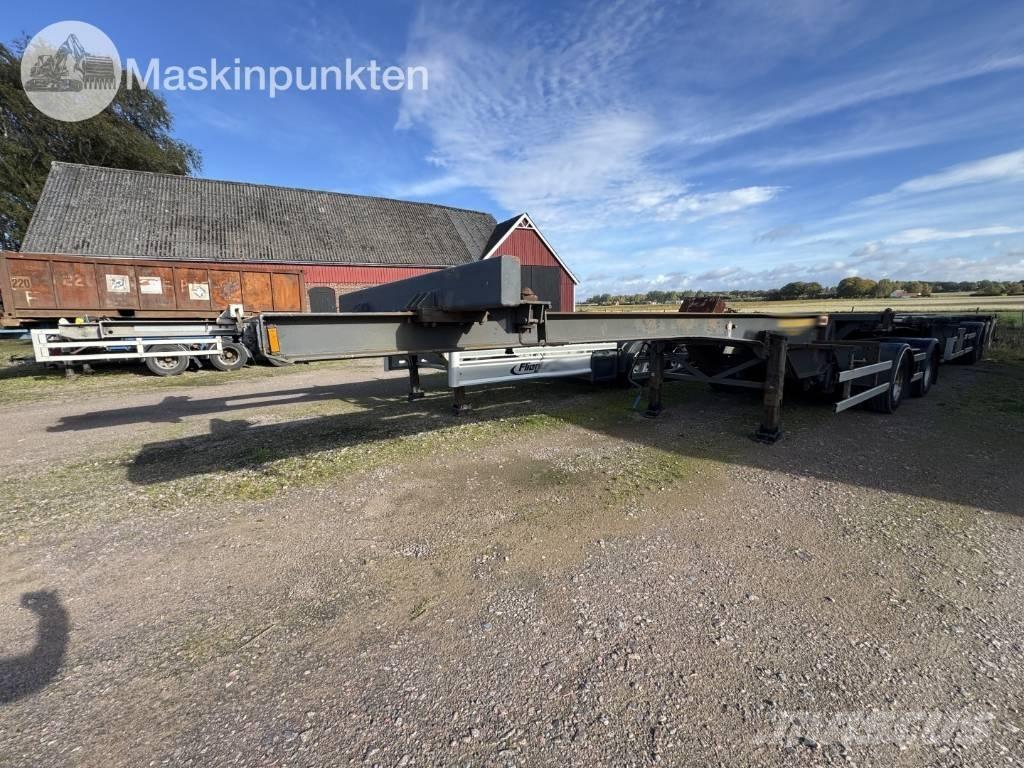 KT Tjörn Linktrailer Containerframe/Skiploader semi-trailers