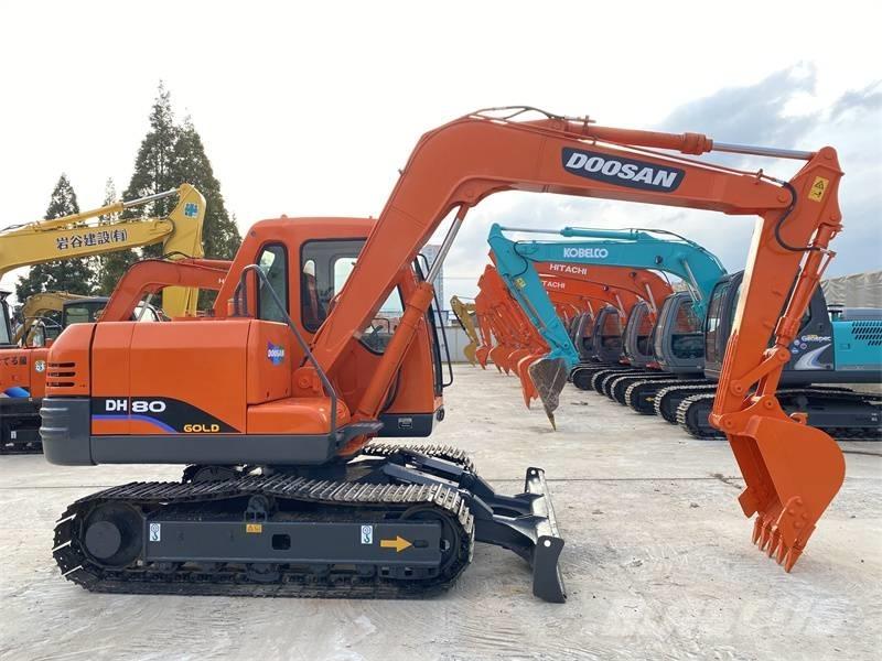 Doosan DH 80 Mini excavators < 7t