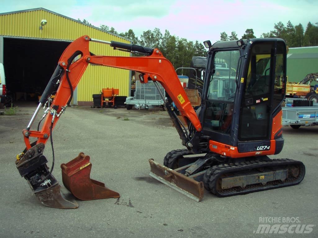 Kubota U 27-4 Mini excavators < 7t