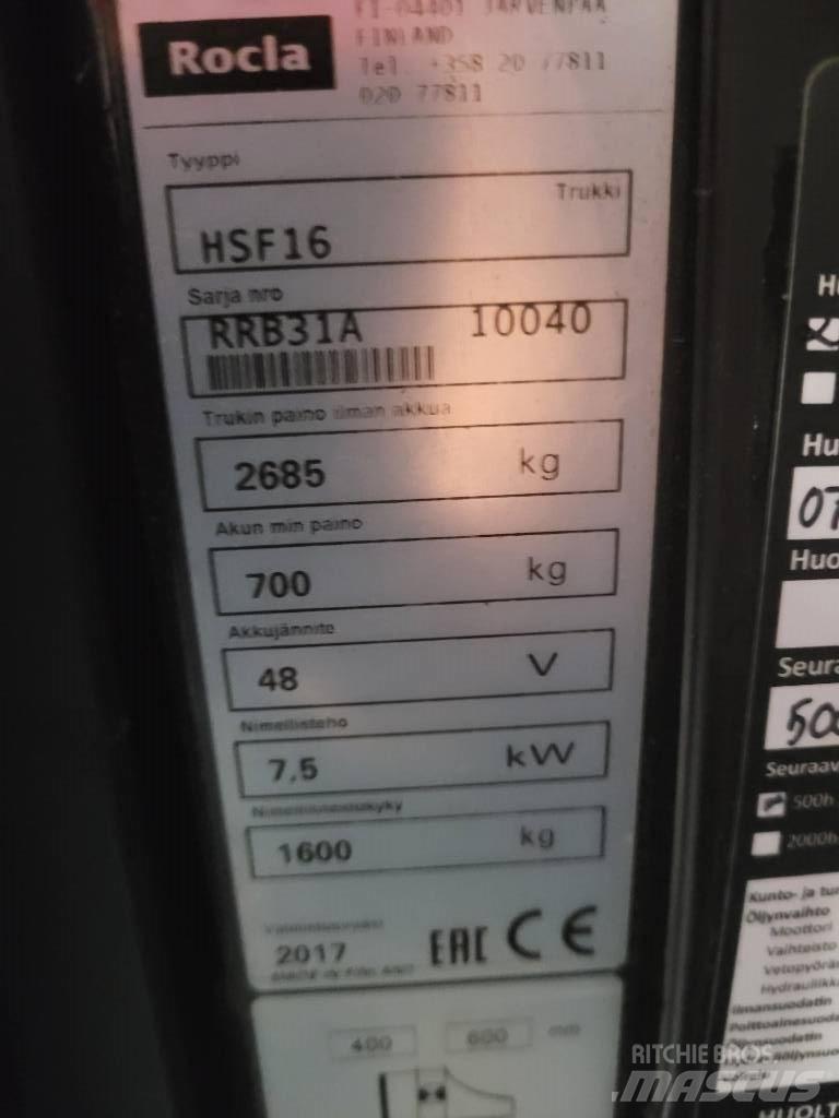 Rocla HSF16 Reach truck