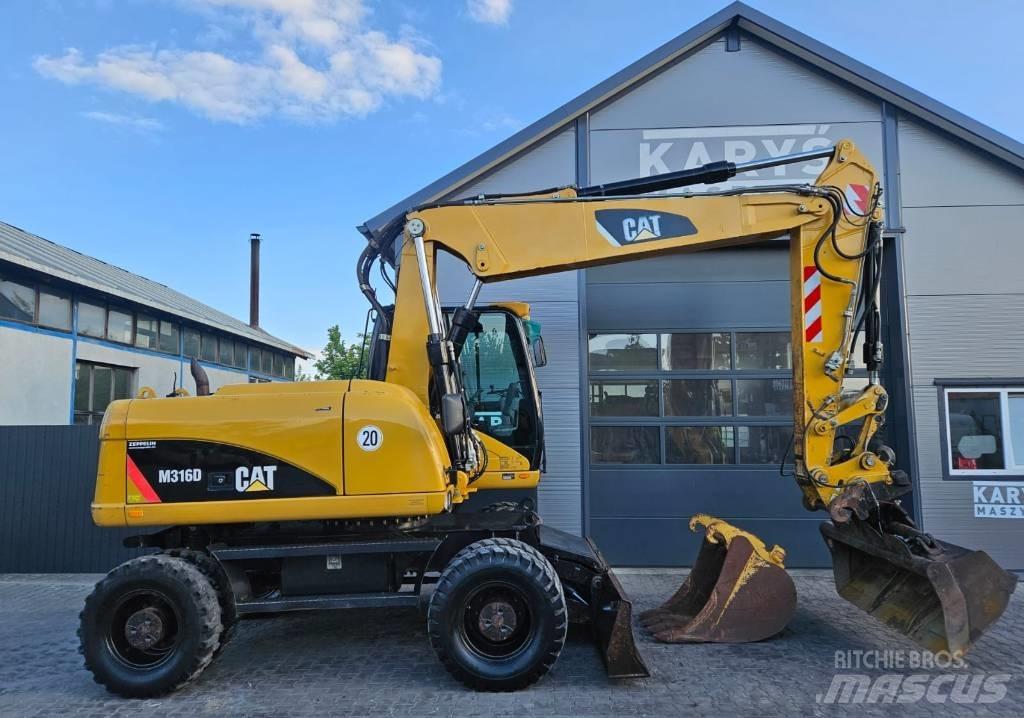 CAT 316D Wheeled excavators