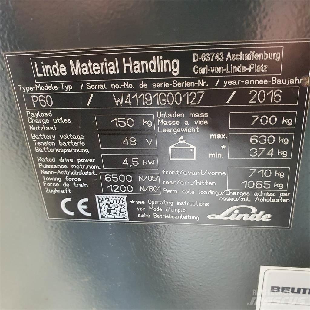 Linde P60 Towing truck