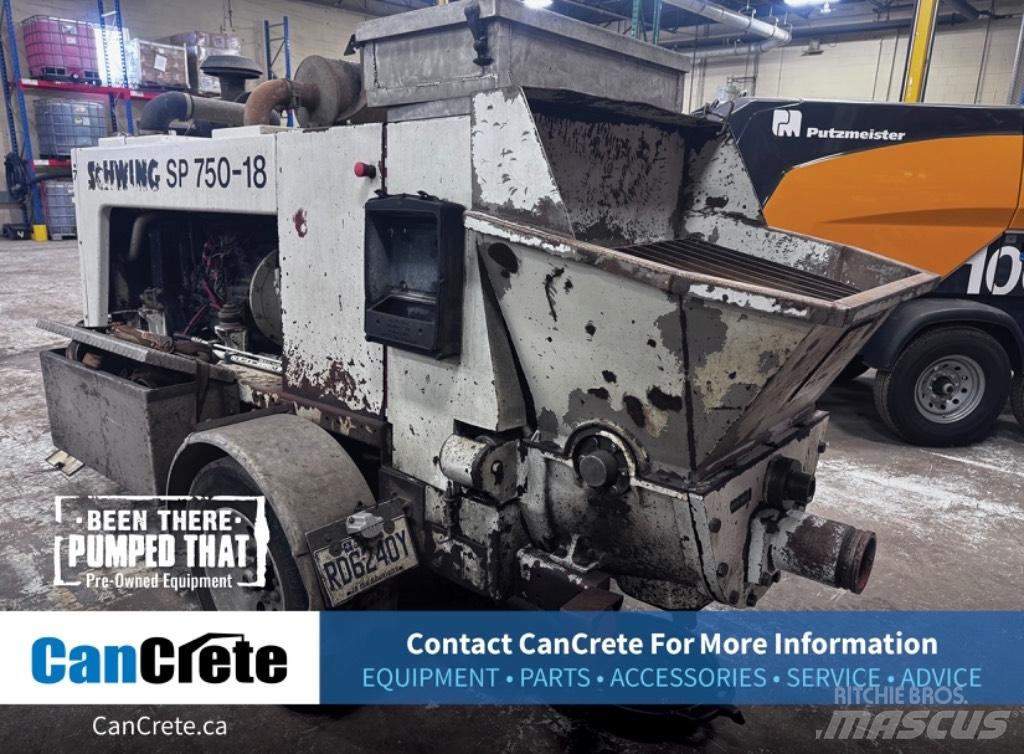 Schwing SP750-18 Concrete pumps