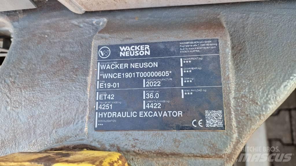 Wacker Neuson ET42 Crawler excavators