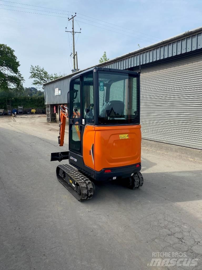Doosan DX 19 Mini excavators < 7t