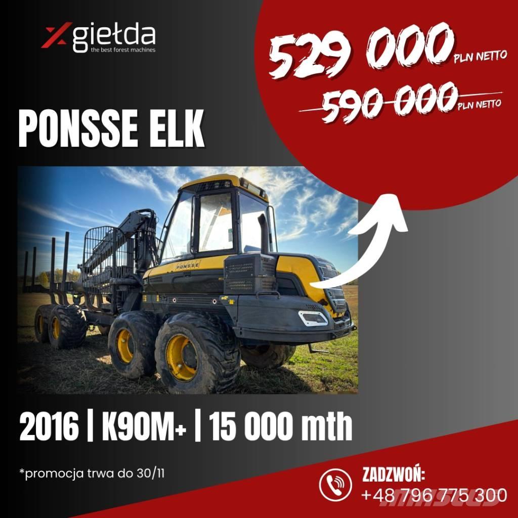 Ponsse Elk Forwarders