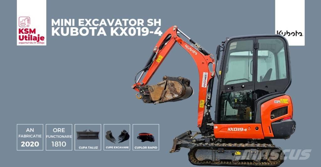 Kubota KX 019-4 Mini excavators < 7t