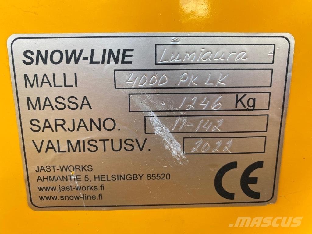 Snowline 4000 PK LK Snow blades and plows