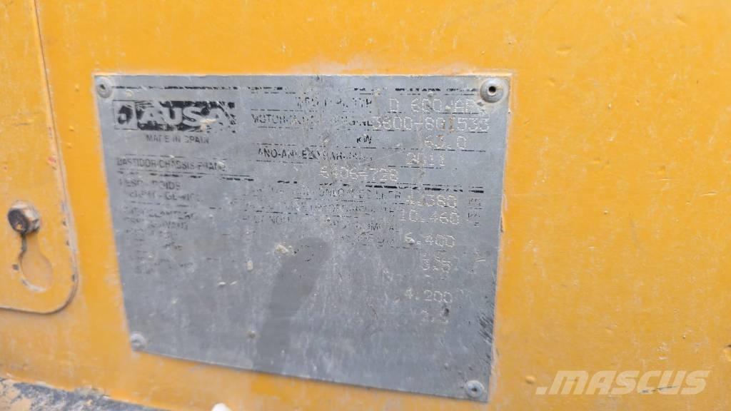 Ausa D 600 APG Site dumpers