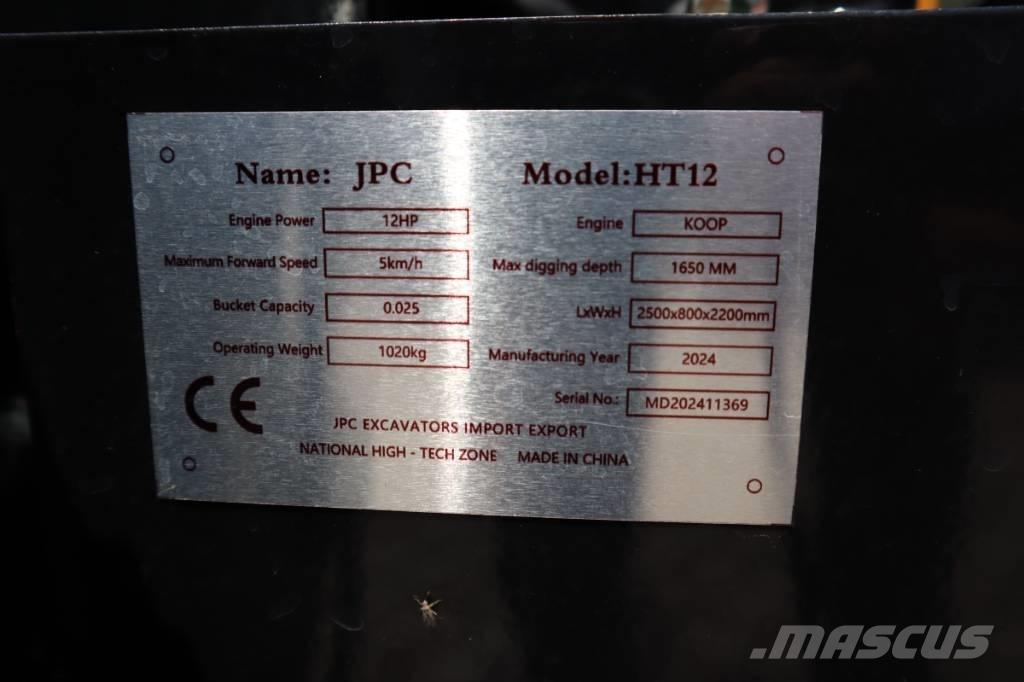 JPC HT12 Mini excavators < 7t