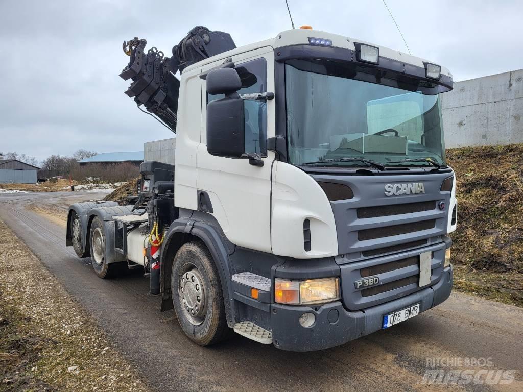 Scania P 380 Crane trucks