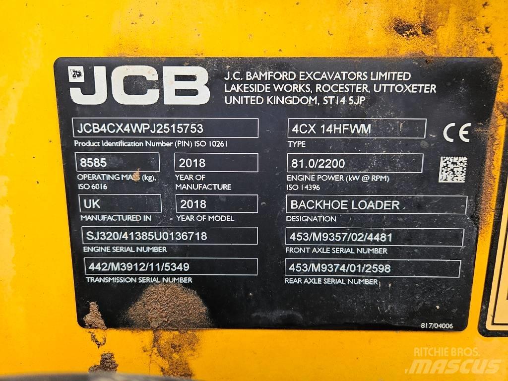 JCB 4 CX TLB's