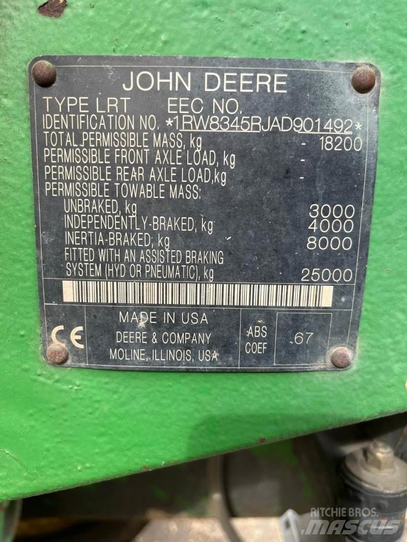 John Deere 8345RT Tracked cranes