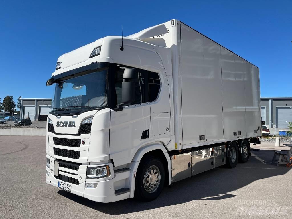 Scania R590 Van Body Trucks
